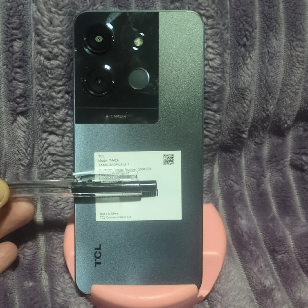 TCL Smartphone with Dual Cameras in Gray